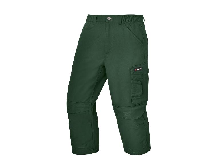 Parkside zelené ¾ cargo kalhoty.
