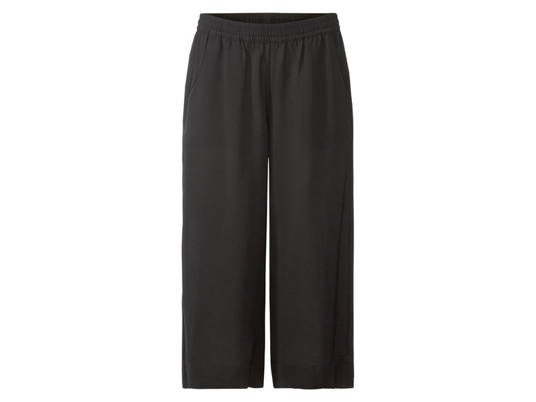 esmara Dámské culotte kalhoty (34, černá)