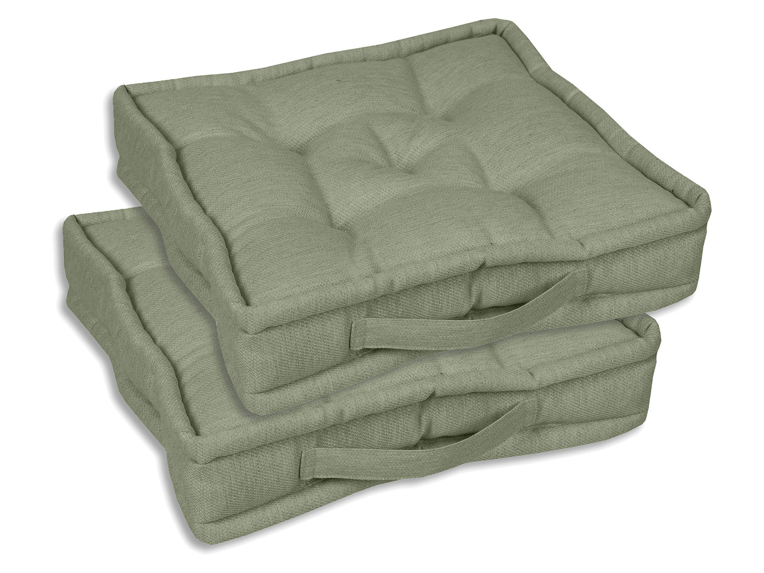 Go-De Textil Sada zahradních podsedáků Uni (polštářek, 2 kusy, světle zelená)