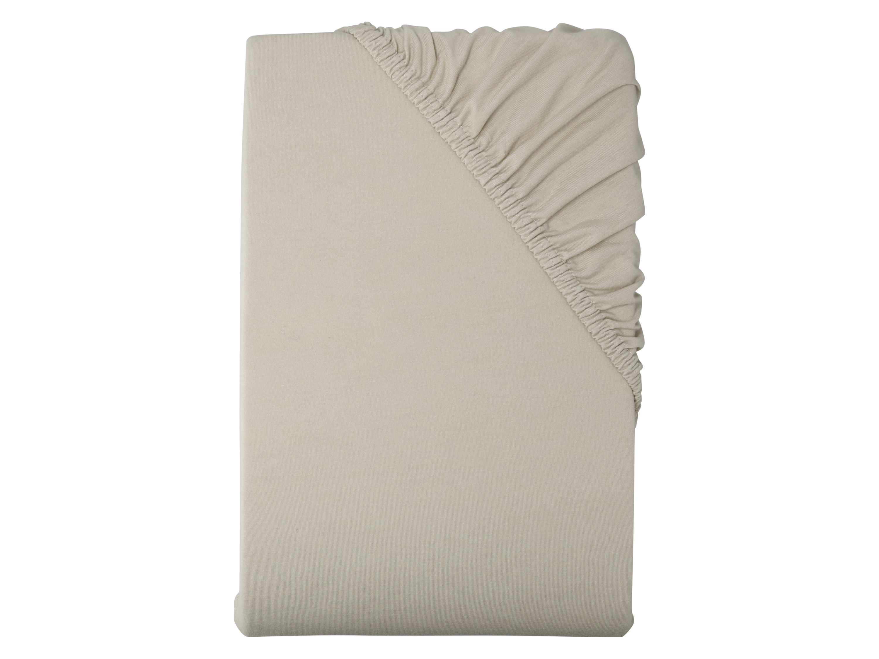 Livarno home Žerzejové napínací prostěradlo, 140-160 x 200 cm (béžová)