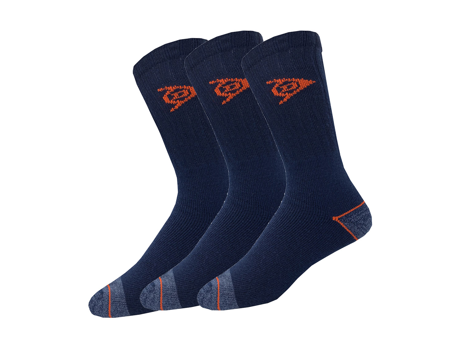 Dunlop Pánské pracovní ponožky, 3 páry (navy modrá, 43-46)
