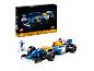Sada LEGO Icons Williams Racing FW14B a Nigel Mansell, s závodním autem a minifigurkou.