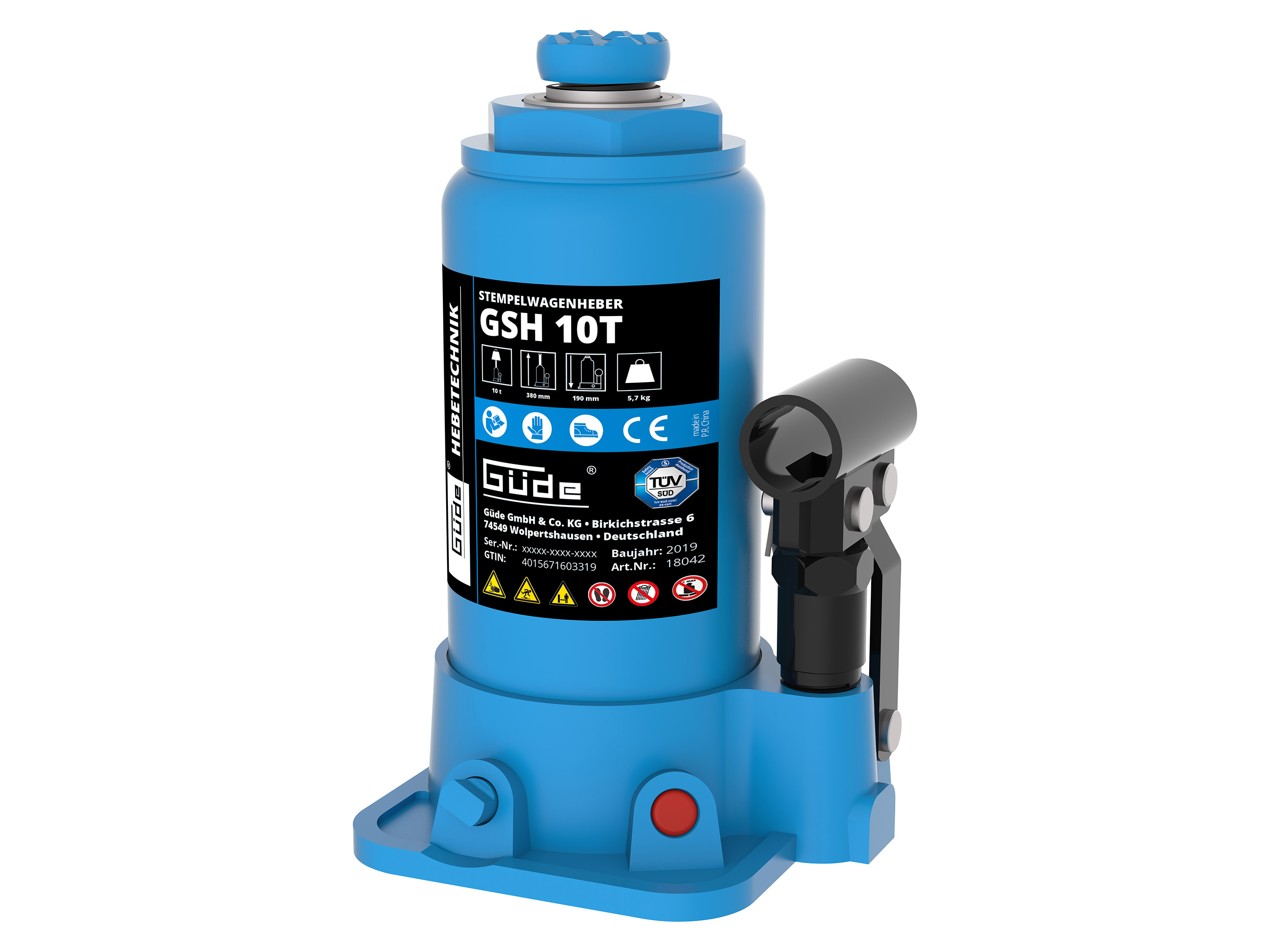 GüDE GMBH Güde GSH 10T - hydraulický zvedák