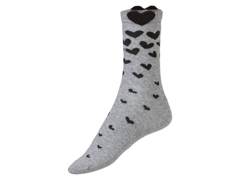  Zobrazit na celou obrazovku esmara® Dámské ponožky s romantickým vzorem, 3 páry - Obrázek 4