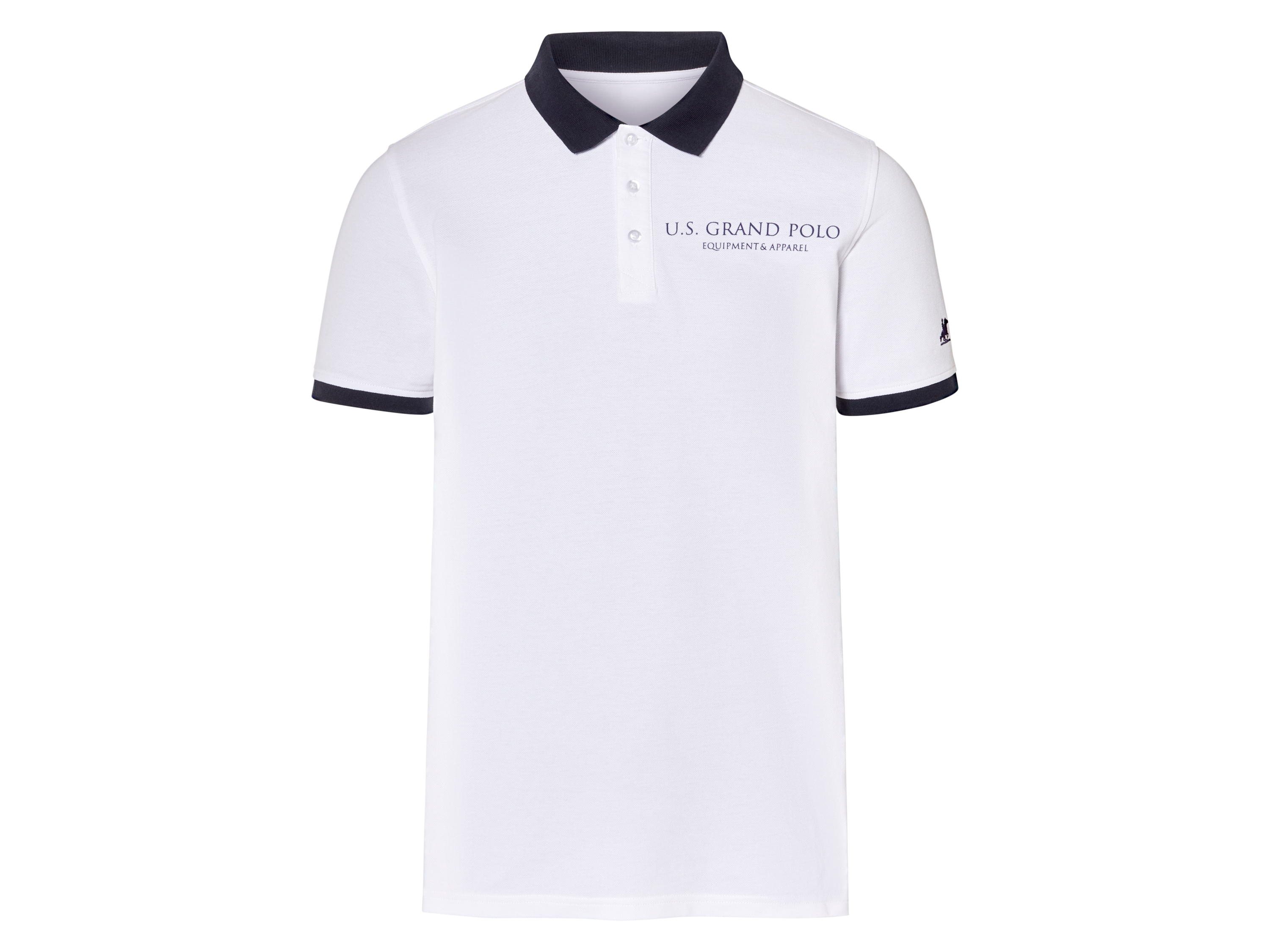 Pánské polotriko "Slim Fit" (bílá, M (48/50))