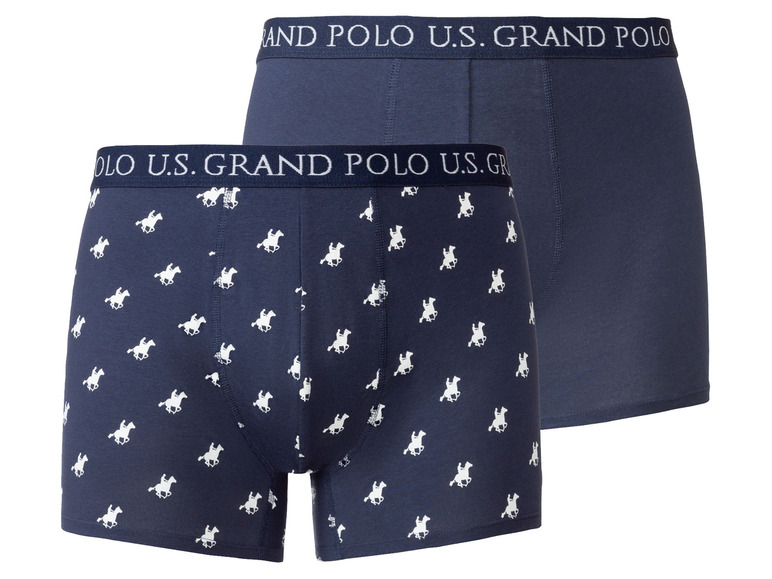  Zobrazit na celou obrazovku U.S. Grand Polo Pánské boxerky, 2 kusy - Obrázek 2