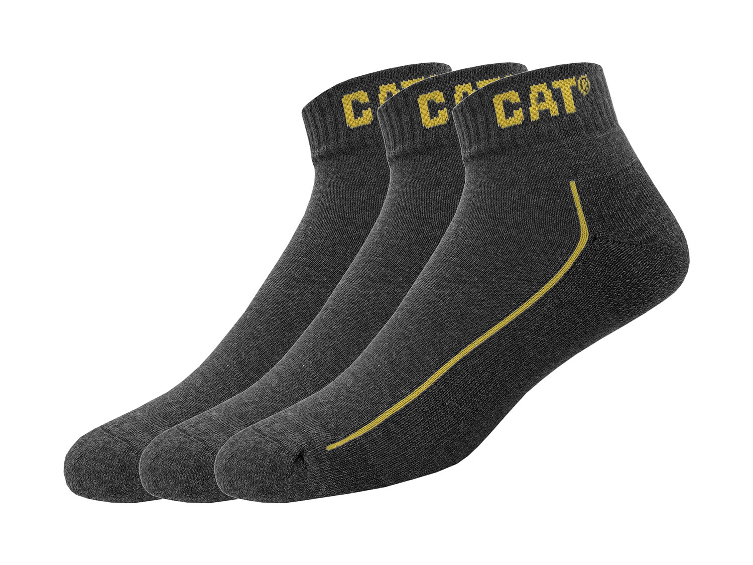 Caterpillar Pánské pracovní ponožky, 3 páry (antracitová, 43/46)