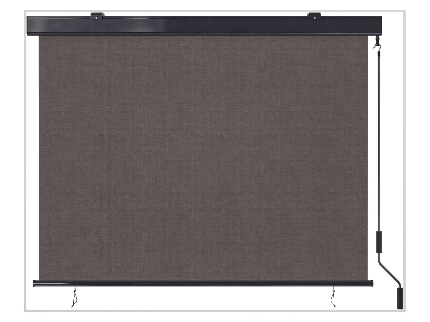 LIVARNO home Svislá markýza, 250 x 140 cm, antracitová