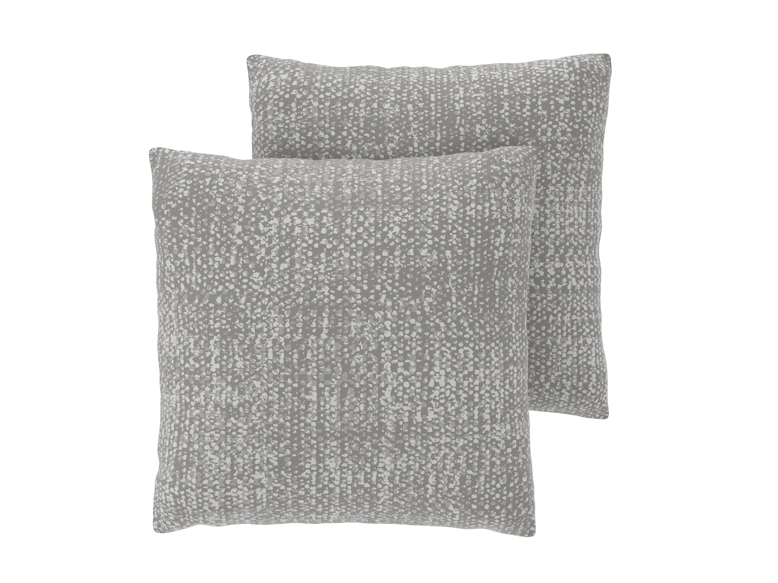 Livarno® Potah na polštář z jemného flanelu, 50 x 60 cm, 2 kusy (antracitová)
