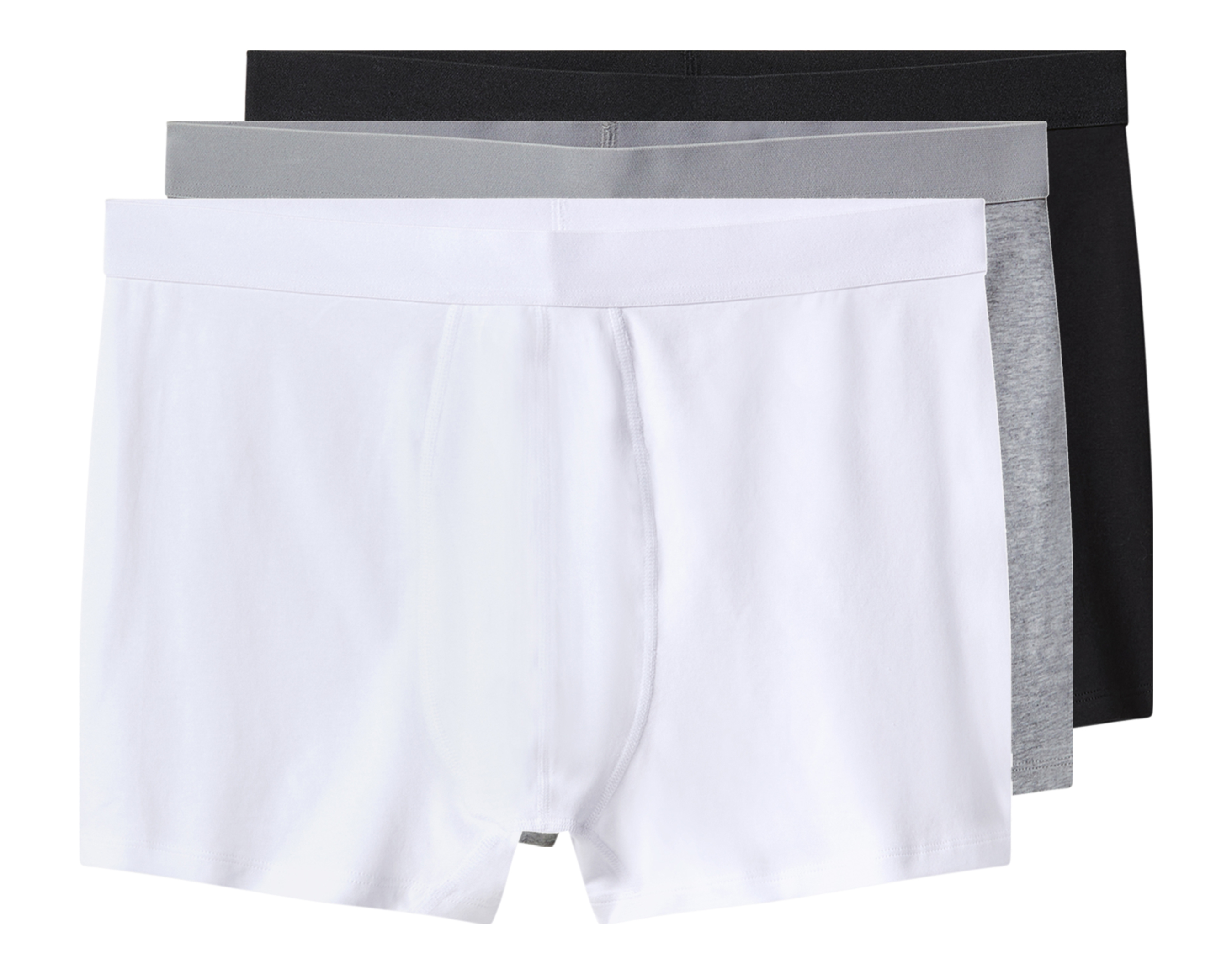esmara Men Pánské boxerky, 3 kusy (černá/šedá/bílá, 10/4Xl)