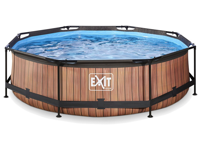 Zobrazit na celou obrazovku EXIT Bazén s krytem a filtračním zařízením "Wood", Ø 3 x 0,76 m - Obrázek 2