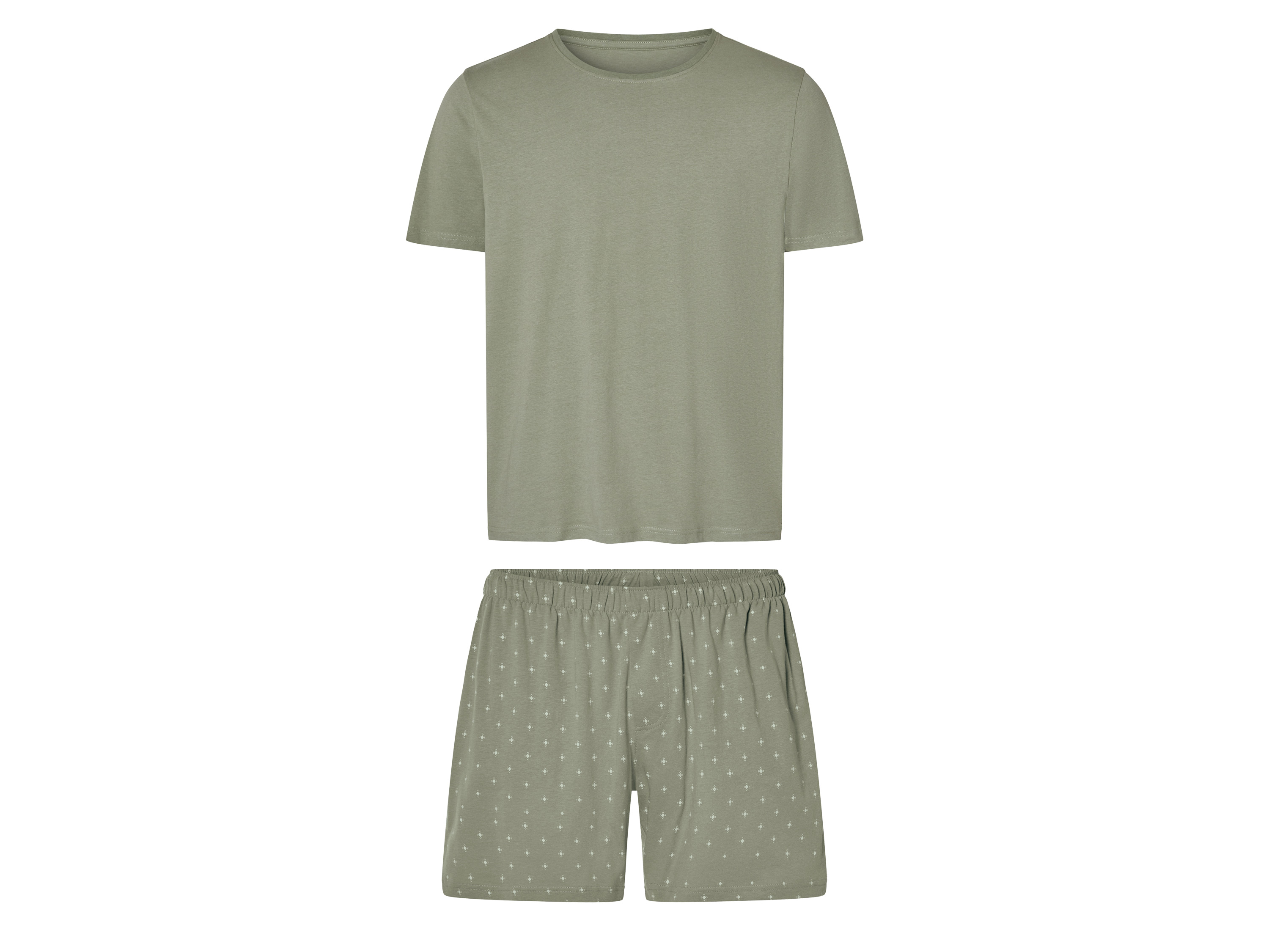 esmara Men Pánské pyžamo (puntíky/khaki, L (52/54))