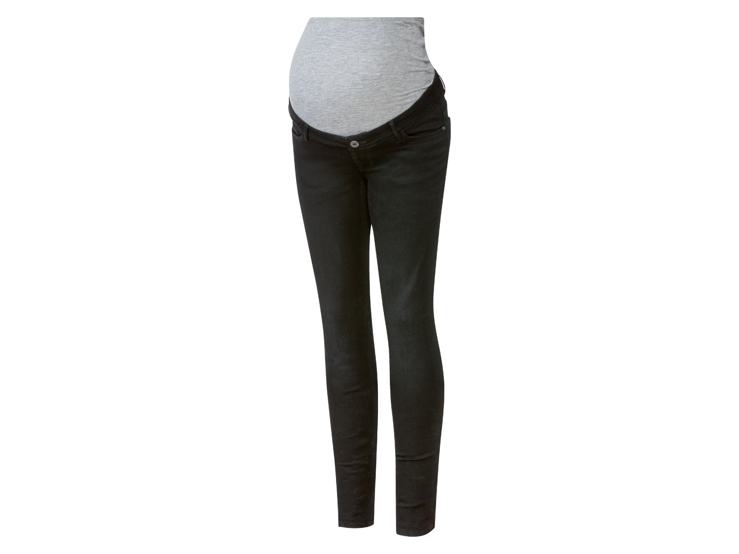 esmara® Dámské těhotenské džíny „Skinny Fit" (34, černý denim)