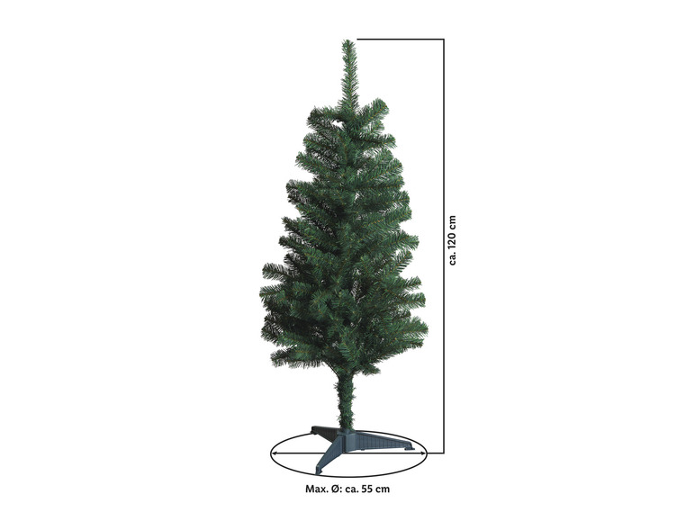  Zobrazit na celou obrazovku LIVARNO home Umělý vánoční stromek, 120 cm - Obrázek 4