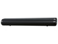 Černý soundbar pro zlepšení kvality zvuku.