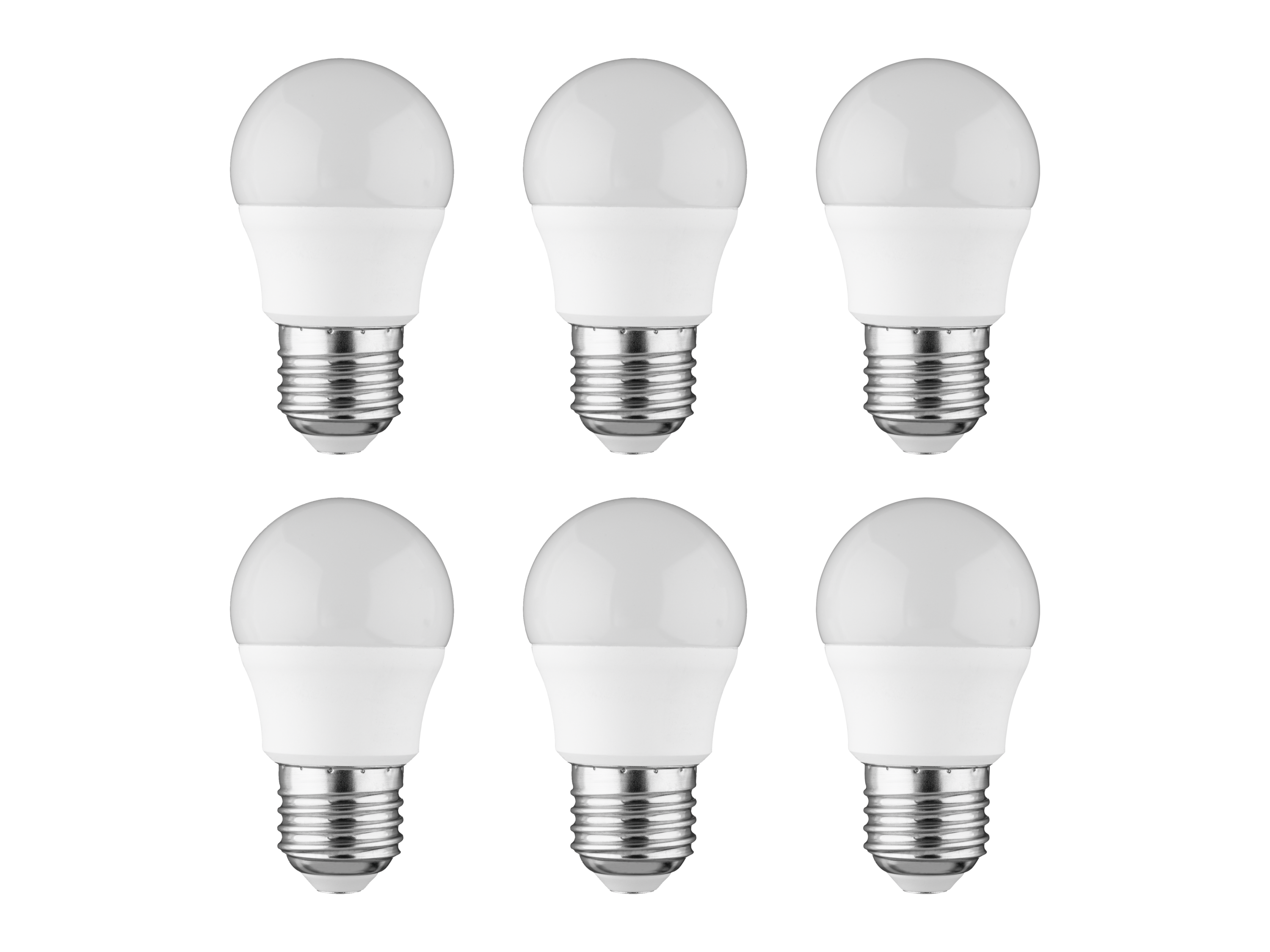 Livarno home LED žárovky, 6 kusů (E27 klasický kulatý tvar)