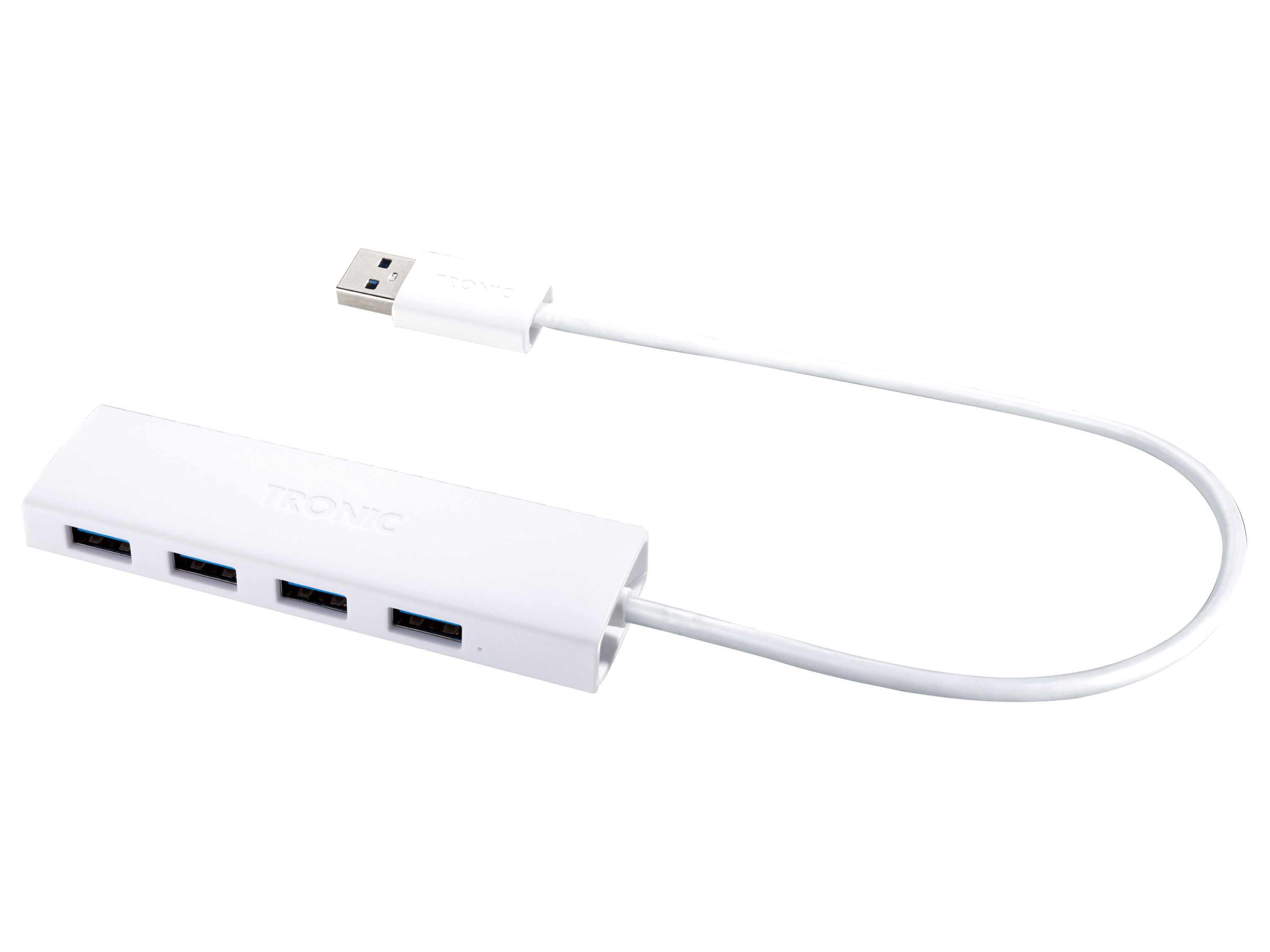 Tronic® Rozbočovač USB 3.0 (bílá)