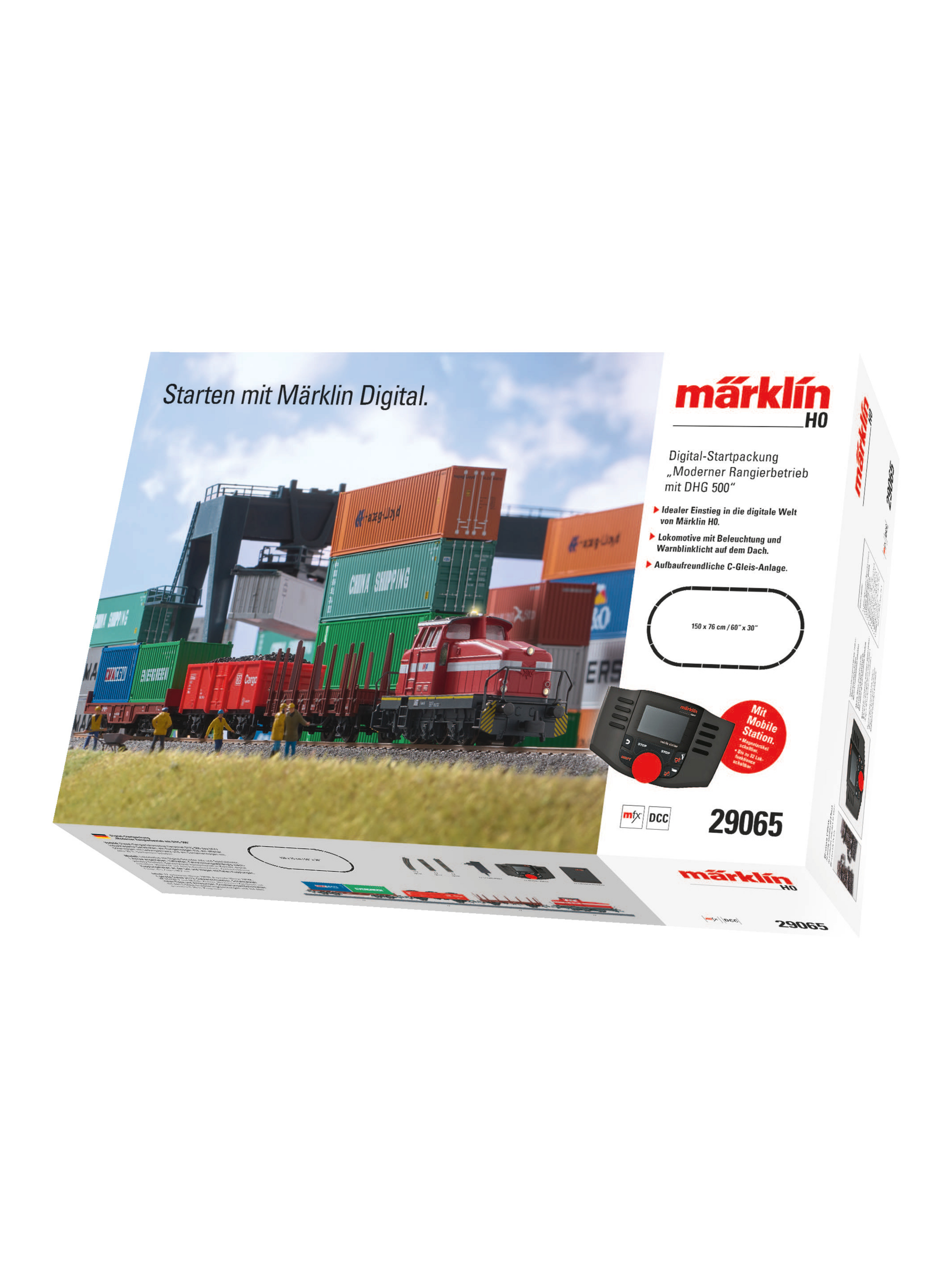 Märklin Digitální startovací sada »Moderní posunovací provoz s DHG 500«