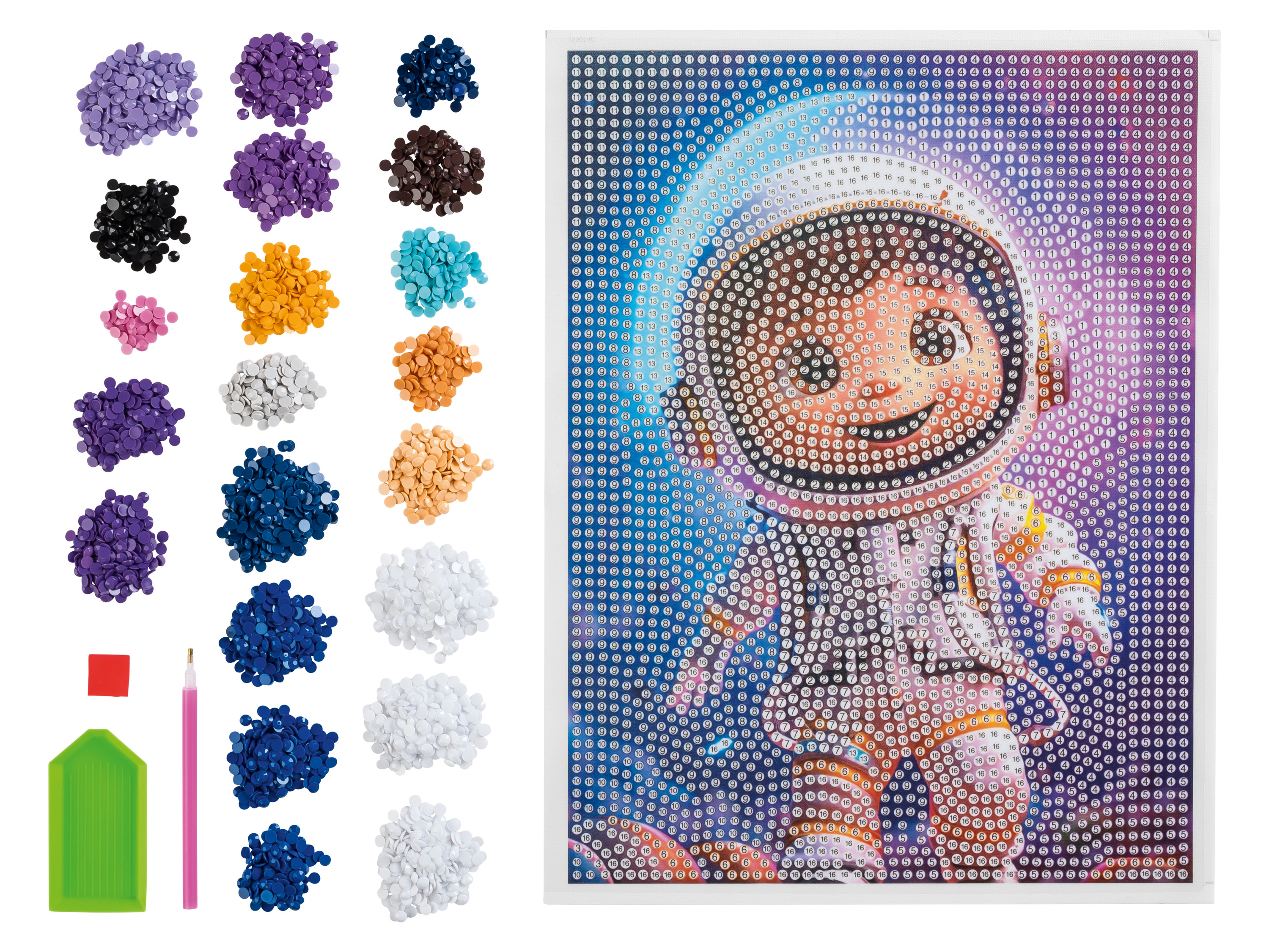 crelando® Kreativní sada pro diamantové malování (vesmír)