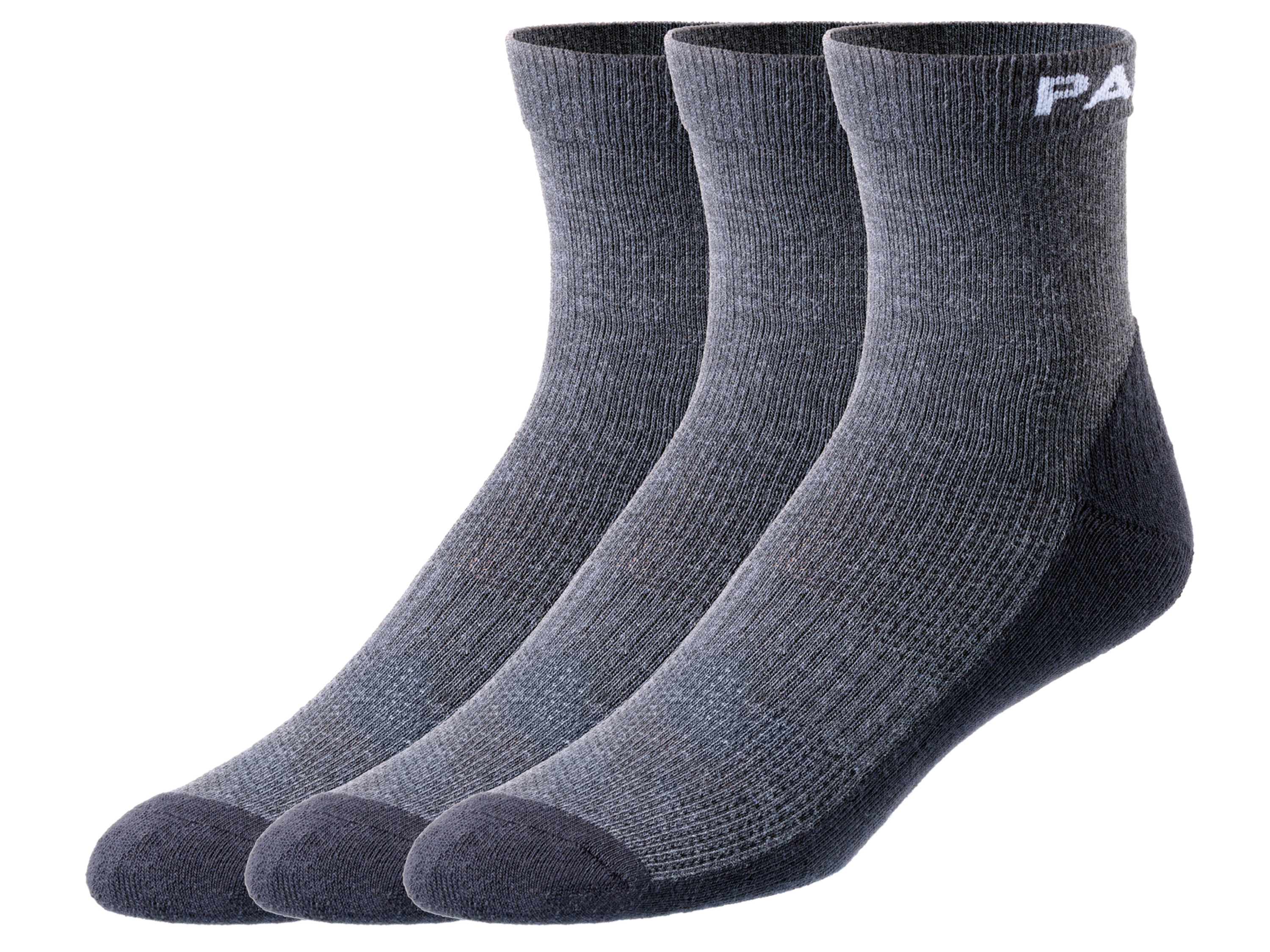 Parkside® Pánské pracovní ponožky, 3 páry (39/42, šedá)