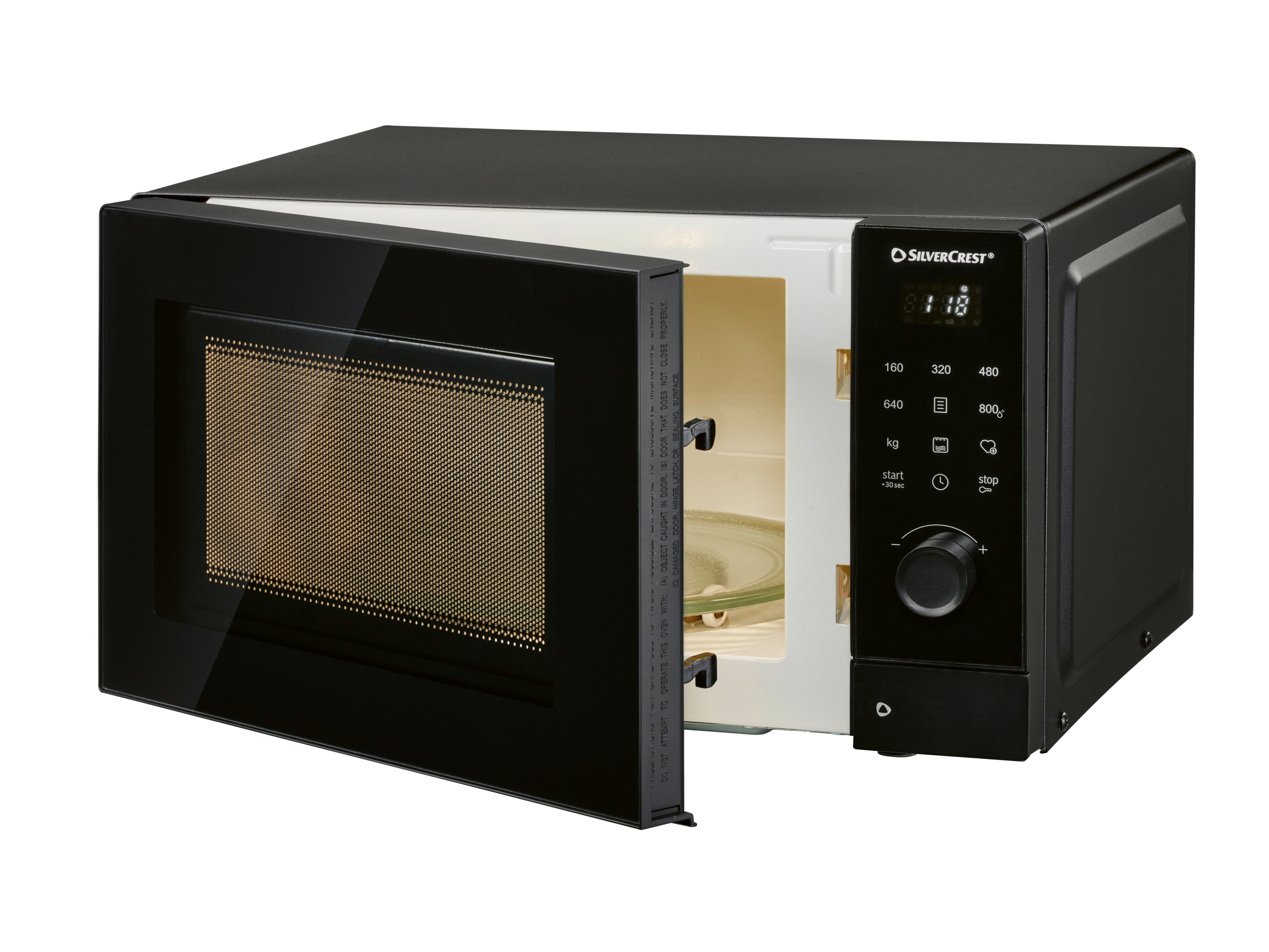 Silvercrest® Mikrovlnná trouba SMW 800 G1, černá
