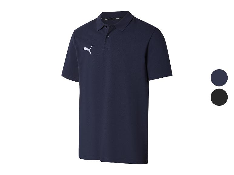 Pánské polokošile Puma s krátkým rukávem, tmavě modrá a černá.
