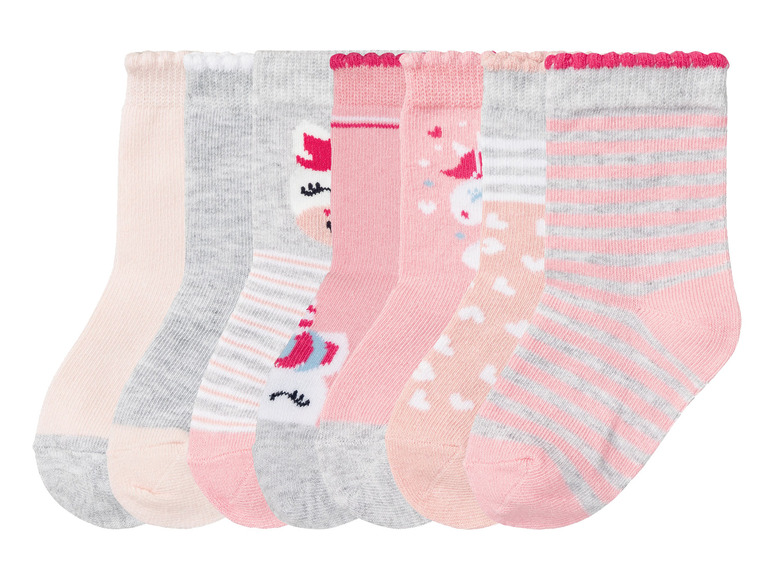  Zobrazit na celou obrazovku lupilu Dívčí ponožky s BIO bavlnou, 7 párů - Obrázek 10