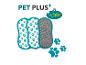 Pet Plus+: houbičky pro zvířata s AntiBac, vzor tlapek.
