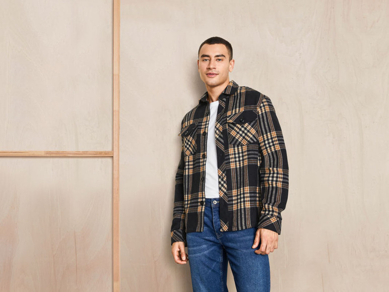  Zobrazit na celou obrazovku LIVERGY® Pánský flanelový overshirt - Obrázek 6