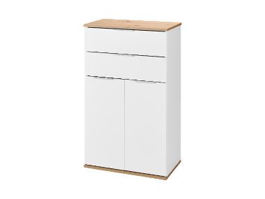 LIVARNO® Komoda, bílá/dub
