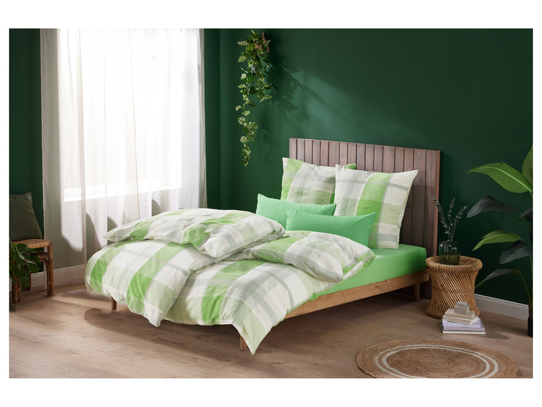  Zobrazit na celou obrazovku LIVARNO home Žerzejové napínací prostěradlo, 140–160 x 200 cm - Obrázek 3