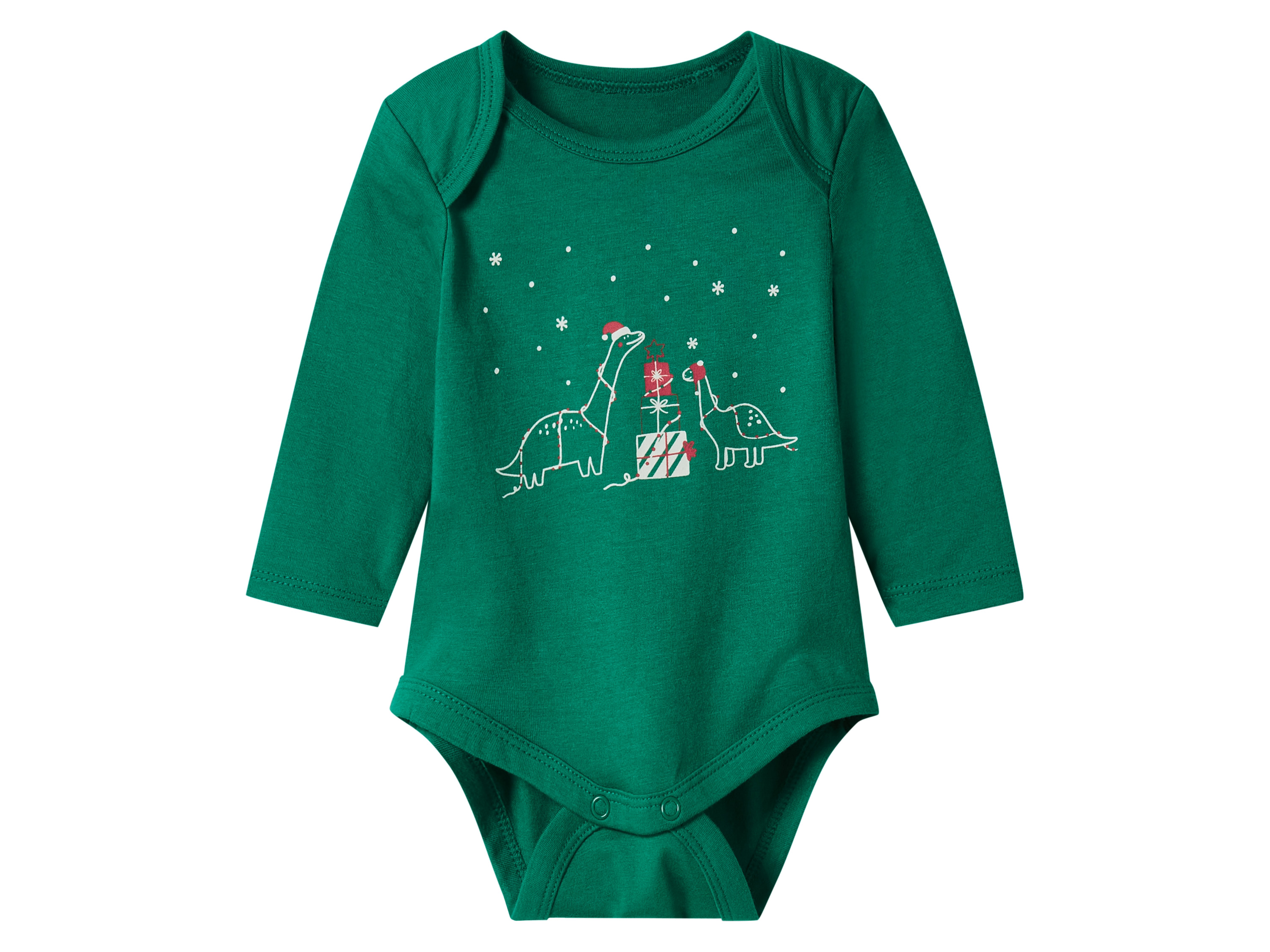 lupilu® Dětské vánoční body (zelená, 86/92)