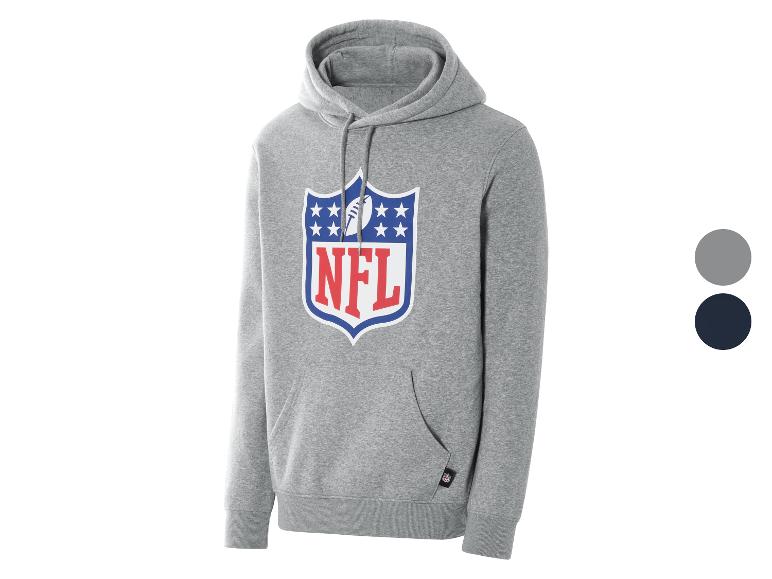 Šedá mikina s logem NFL.