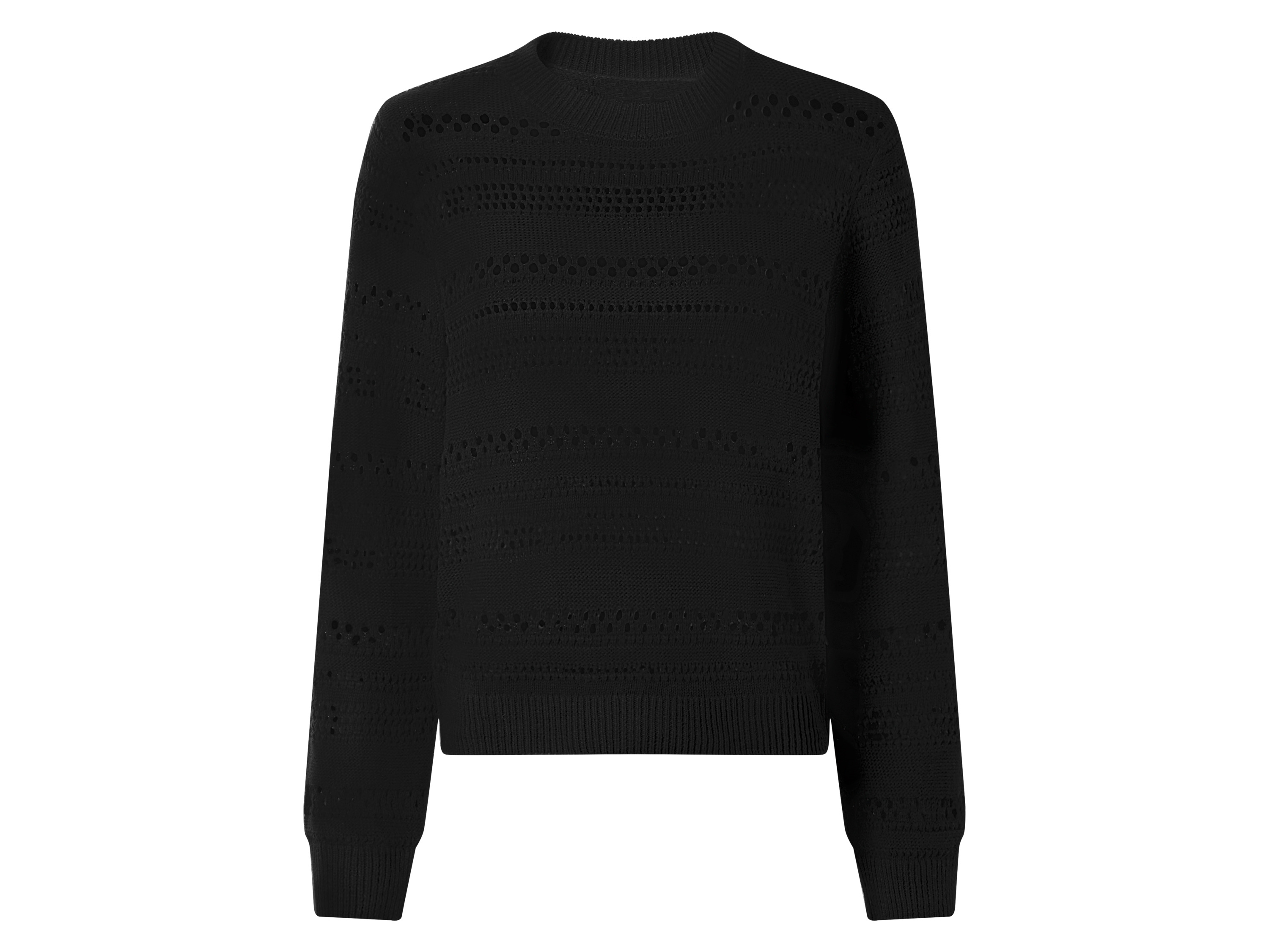 esmara® Dámský pletený svetr (černá, M(40/42))