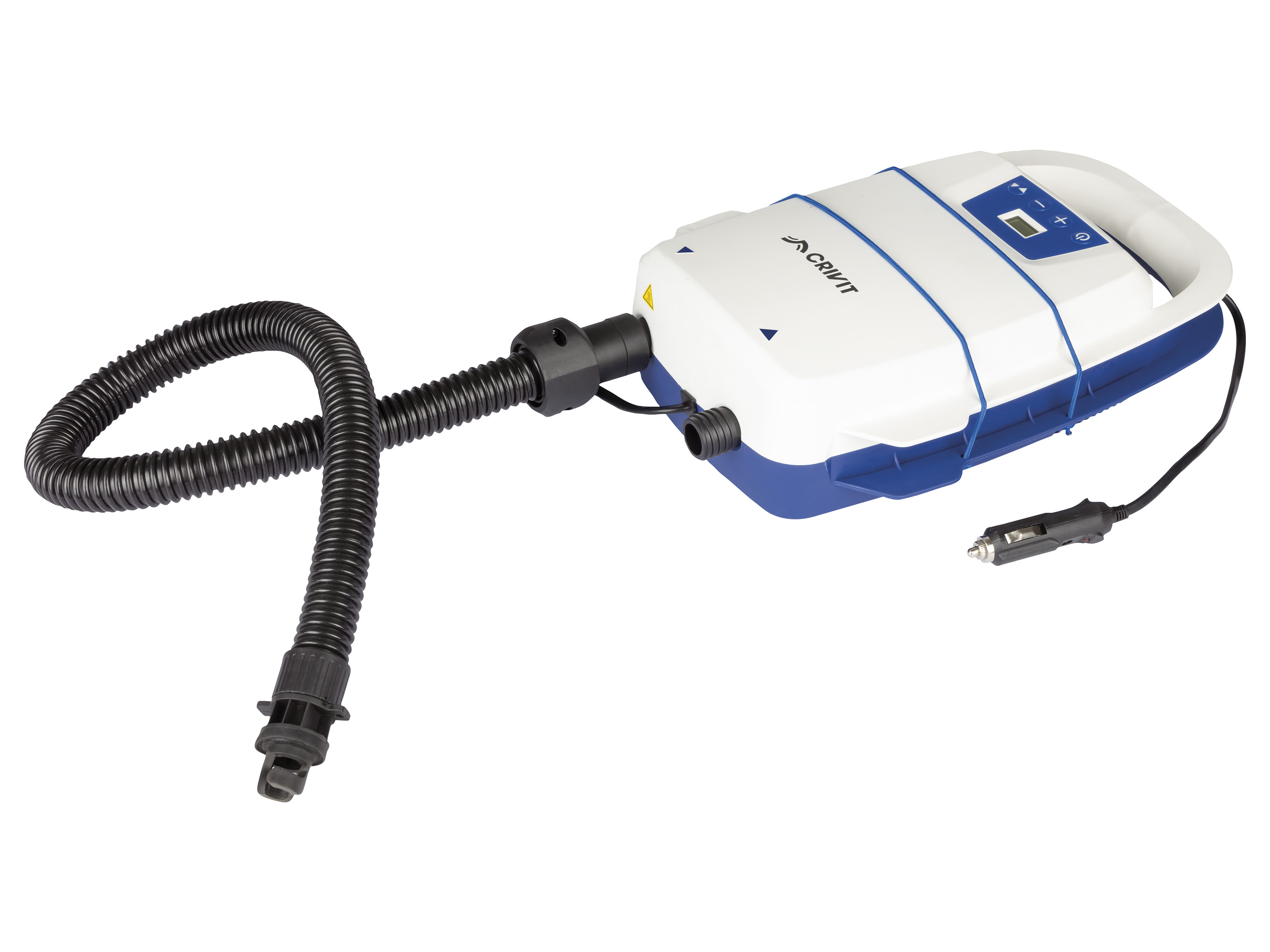 CRIVIT Elektrická pumpa 12 V pro nafukovací paddleboardy a kajaky, CSP 12 A1