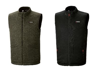 PARKSIDE® Pánská vesta z pleteného fleecu