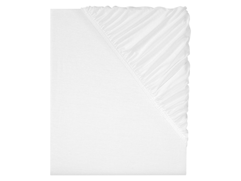  Zobrazit na celou obrazovku LIVARNO home Žerzejové napínací prostěradlo, 140–160 x 200 cm - Obrázek 5