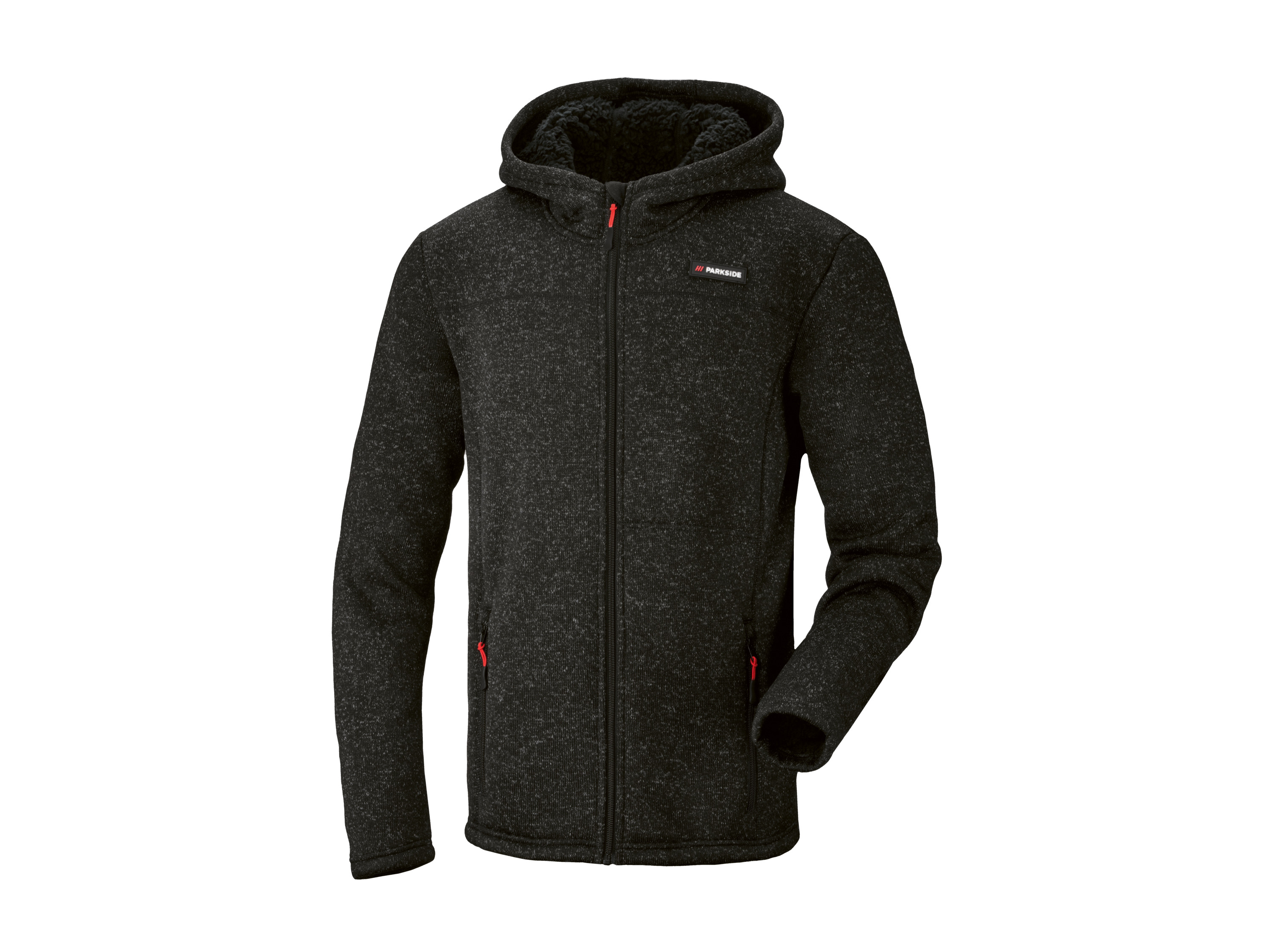 Parkside® Pánská bunda z pleteného fleecu (černá, M (48/50))