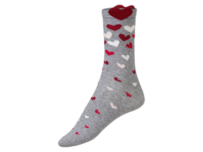  Zobrazit na celou obrazovku esmara® Dámské ponožky s romantickým vzorem, 3 páry - Obrázek 3