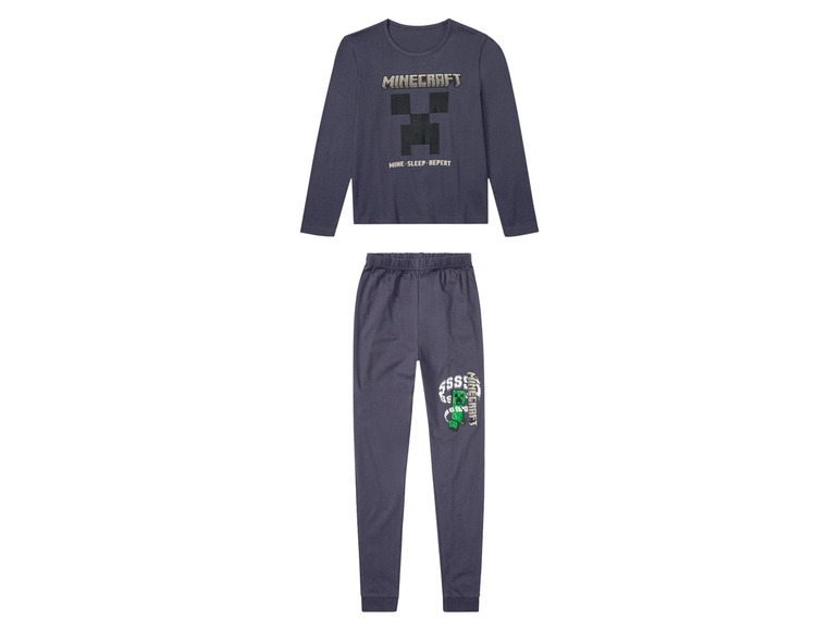 Minecraft Chlapecké pyžamo (104, černá/černá)