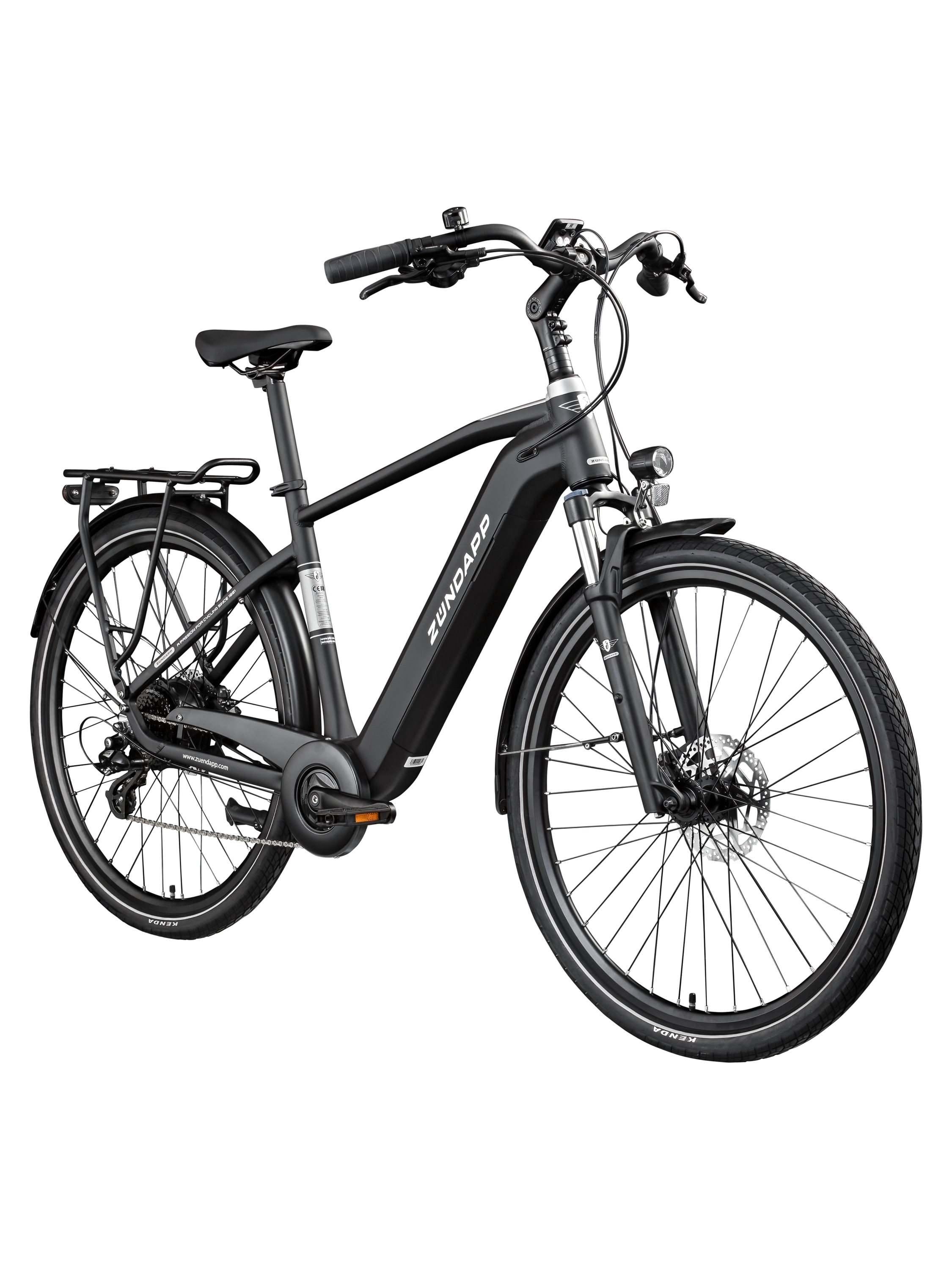 Zündapp Trekingové elektrokolo Z810 700c (pánské, černá/bílá)
