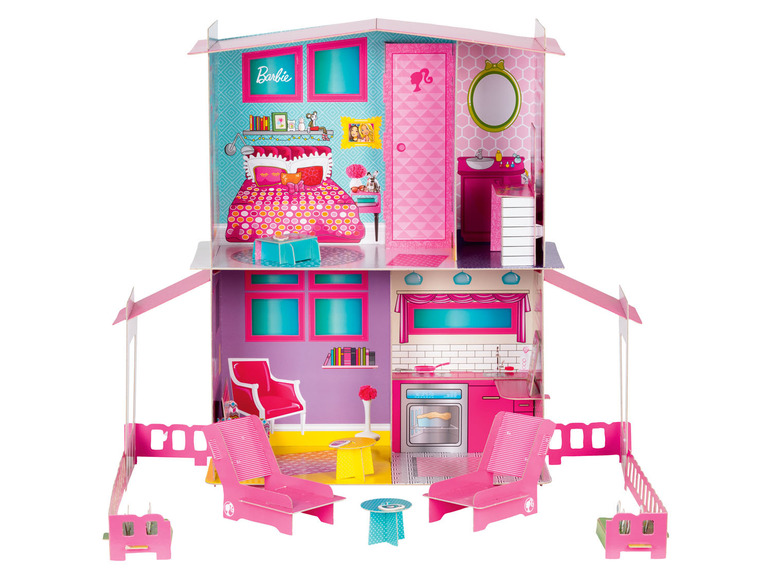  Zobrazit na celou obrazovku Lisciani Dvoupodlažní dům Barbie Dream Summer - Obrázek 2