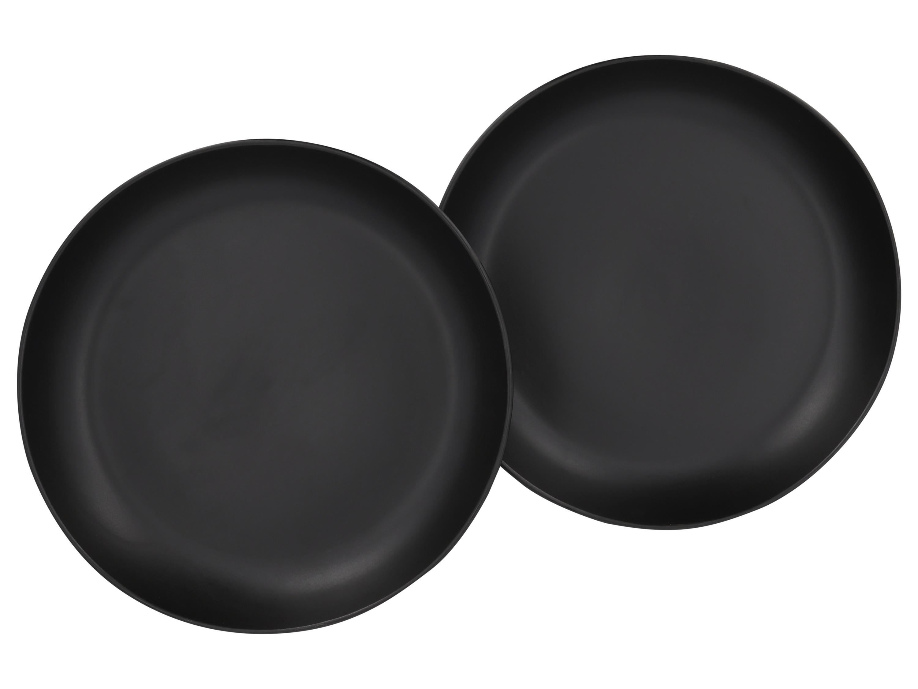 Silvercrest® Sada jídelních / polévkových talířů, 2dílná (sada polévkových talířů/černá)