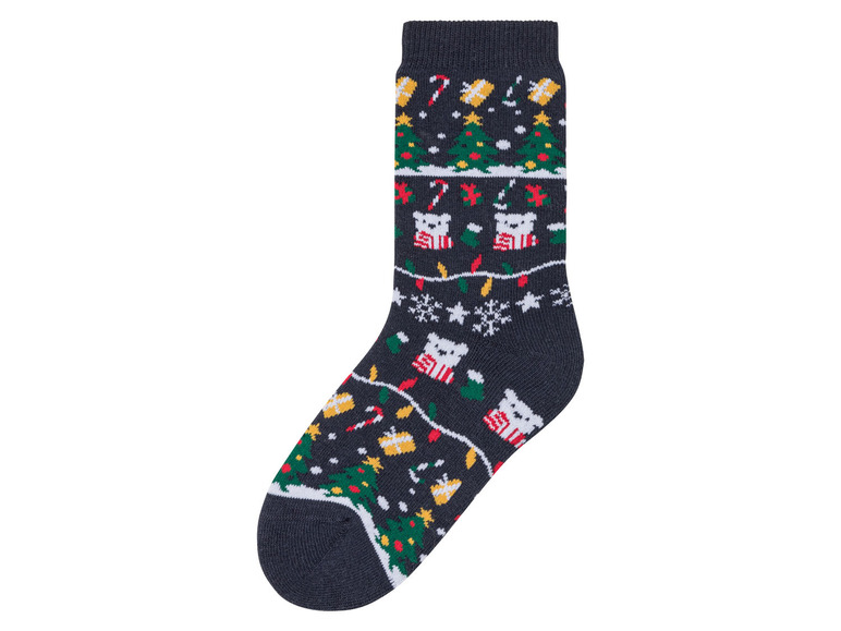  Zobrazit na celou obrazovku pepperts Chlapecké vánoční termo ponožky s BIO bavlnou, 2 páry - Obrázek 4