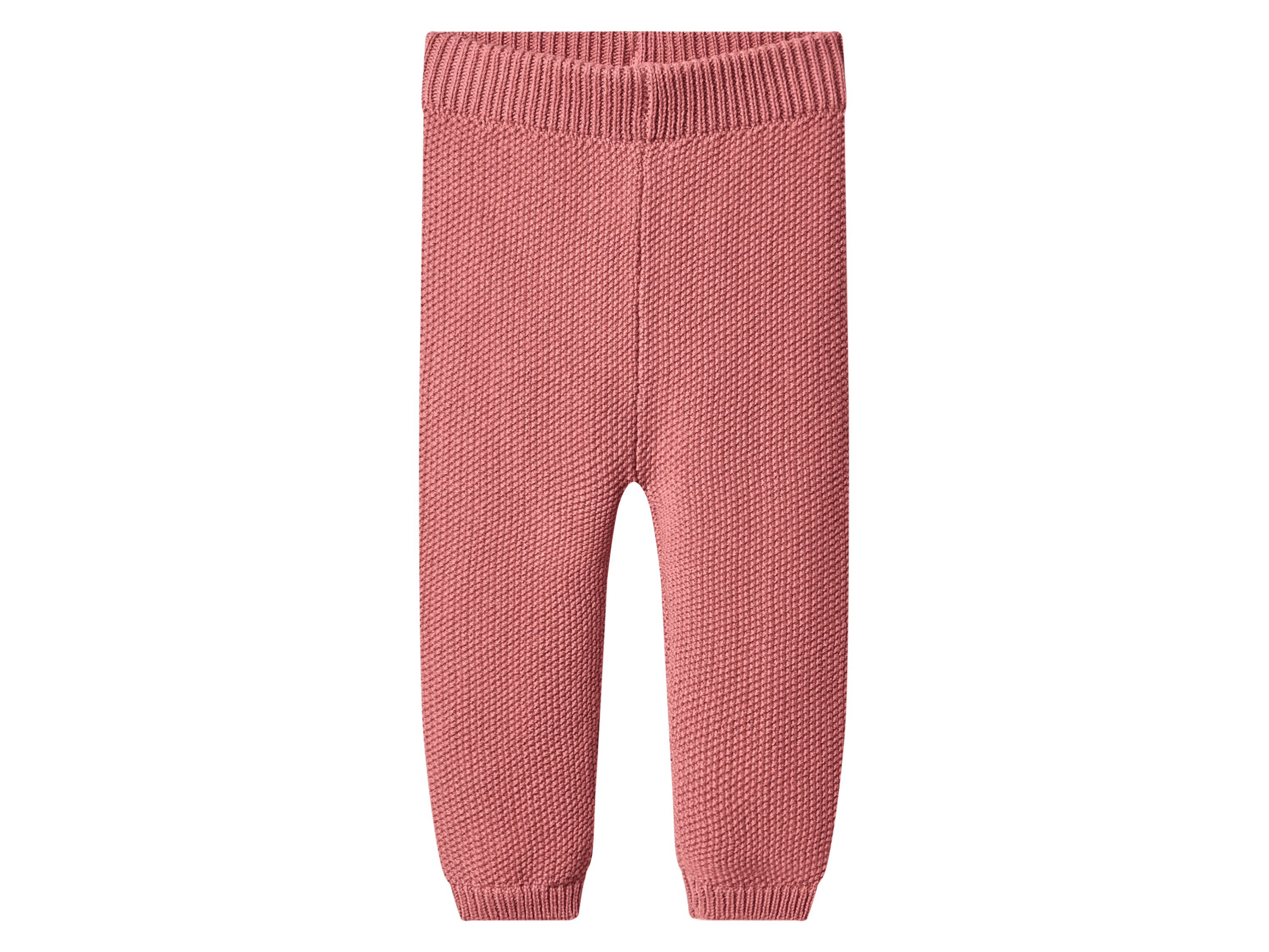 lupilu® Dětské pletené kalhoty s BIO bavlnou (světle růžová, 74/80)