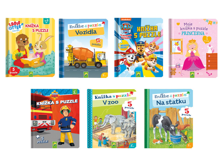  Zobrazit na celou obrazovku Dětská knížka s puzzle - Obrázek 1