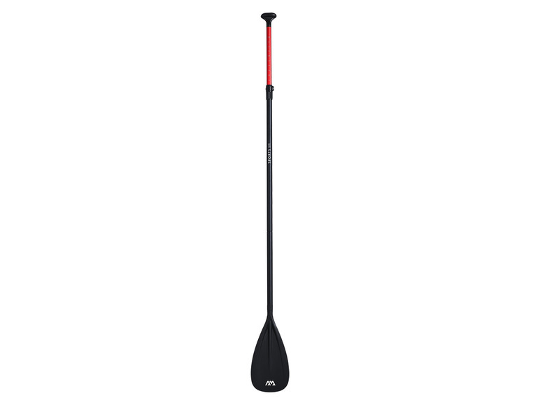 Černá nastavitelná pádla pro stand-up paddleboarding.