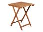 Skládací dřevěný stůl.