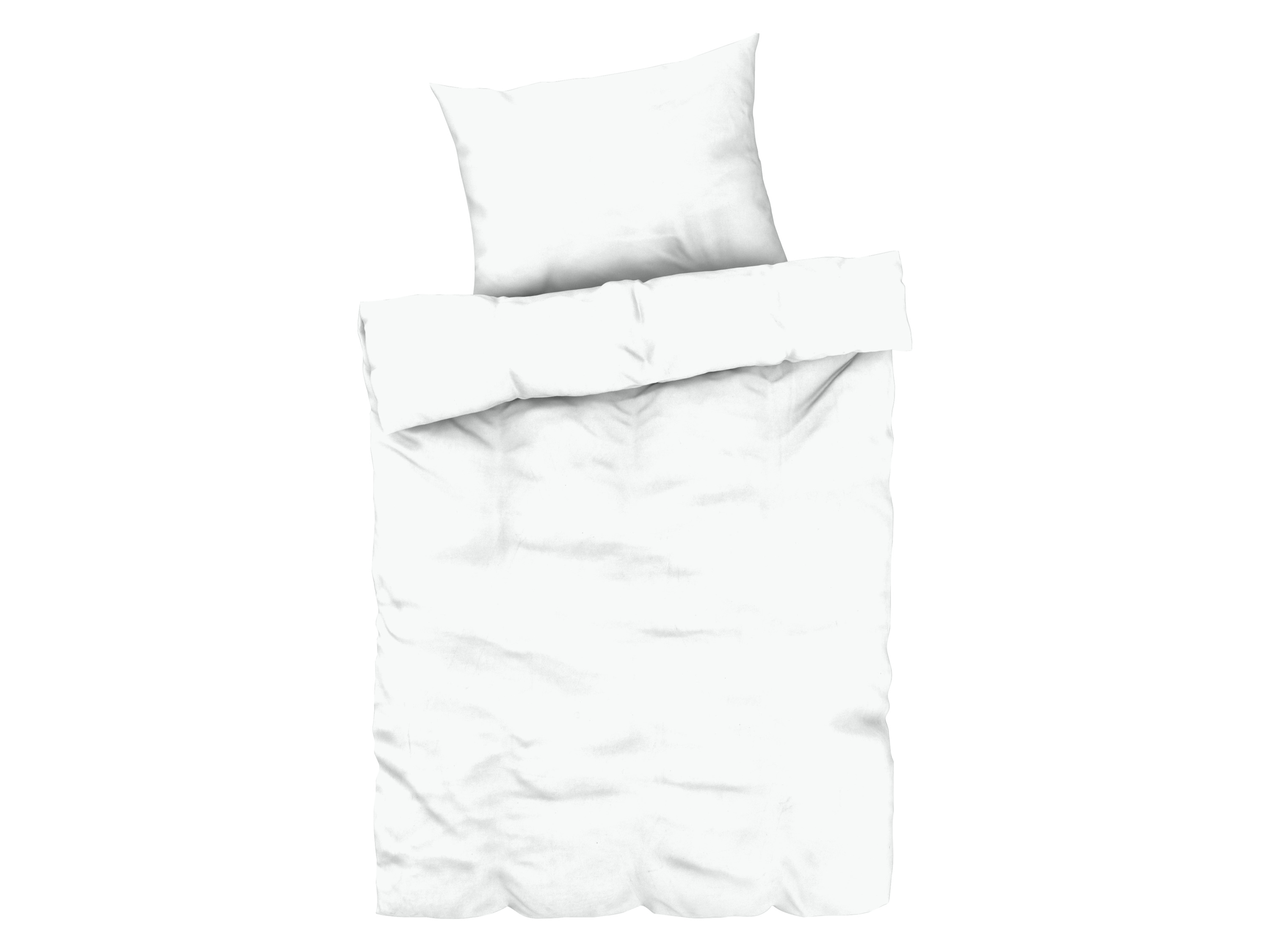 Livarno home Ložní povlečení, 140 x 200 cm, 70 x 90 cm (bílá)