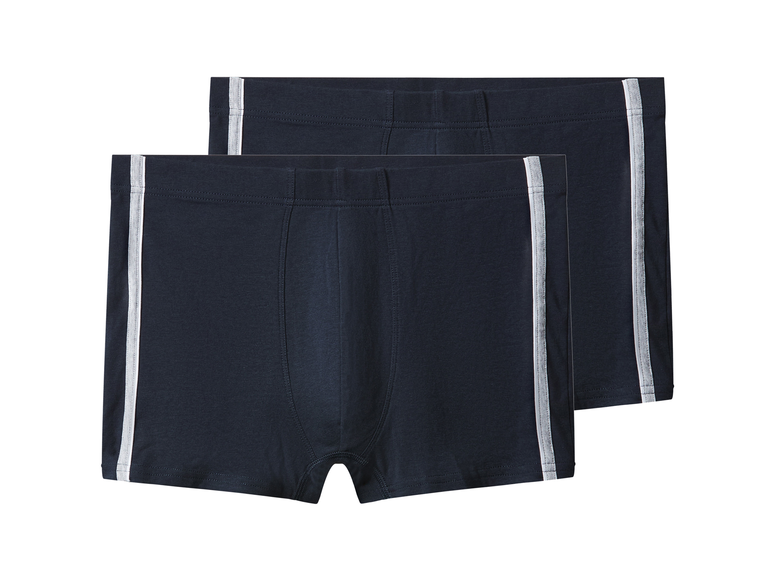 esmara Men Pánské boxerky, 2 kusy (pruhy / navy modrá, 7/Xl)